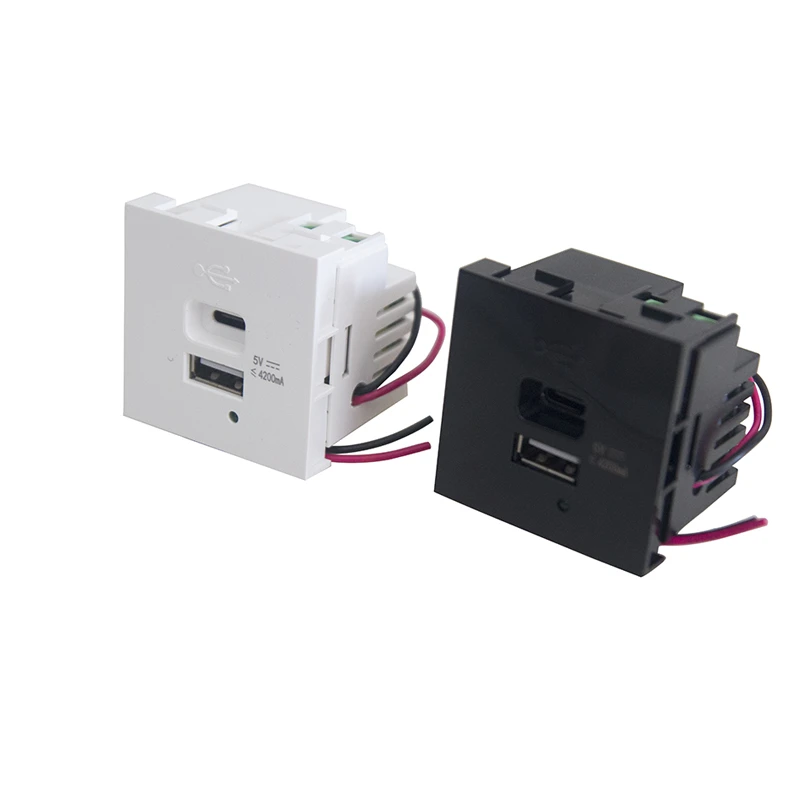 USB AC with LED indicator USB AC with LED indicator